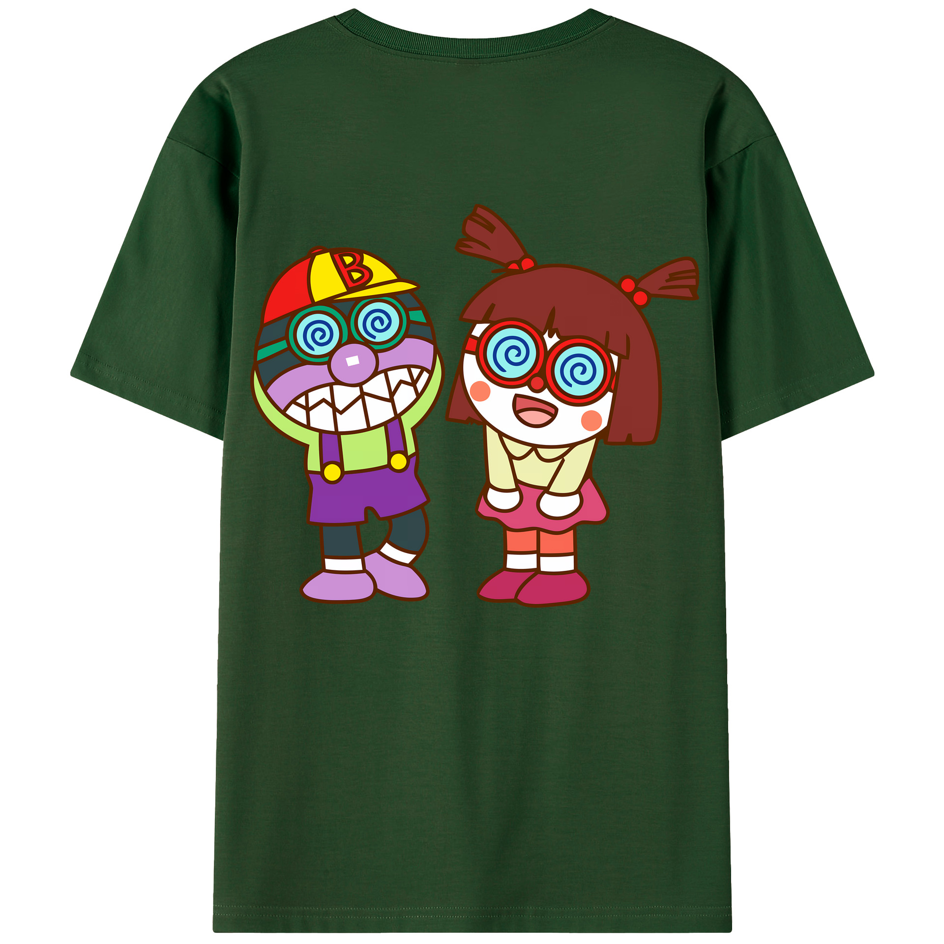 （画像用） アンパンマン Anpanman 綿100％半袖Tシャツ（背面プリント）